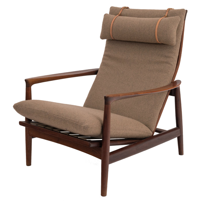 Danish Mid Century Modern Teak Easy Armchair Arne Vodder for France & Son, Circa 1960
