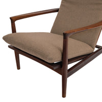 Danish Mid Century Modern Teak Easy Armchair Arne Vodder for France & Son, Circa 1960