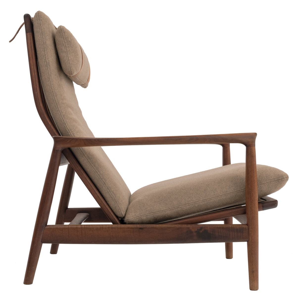 Danish Mid Century Modern Teak Easy Armchair Arne Vodder for France & Son, Circa 1960