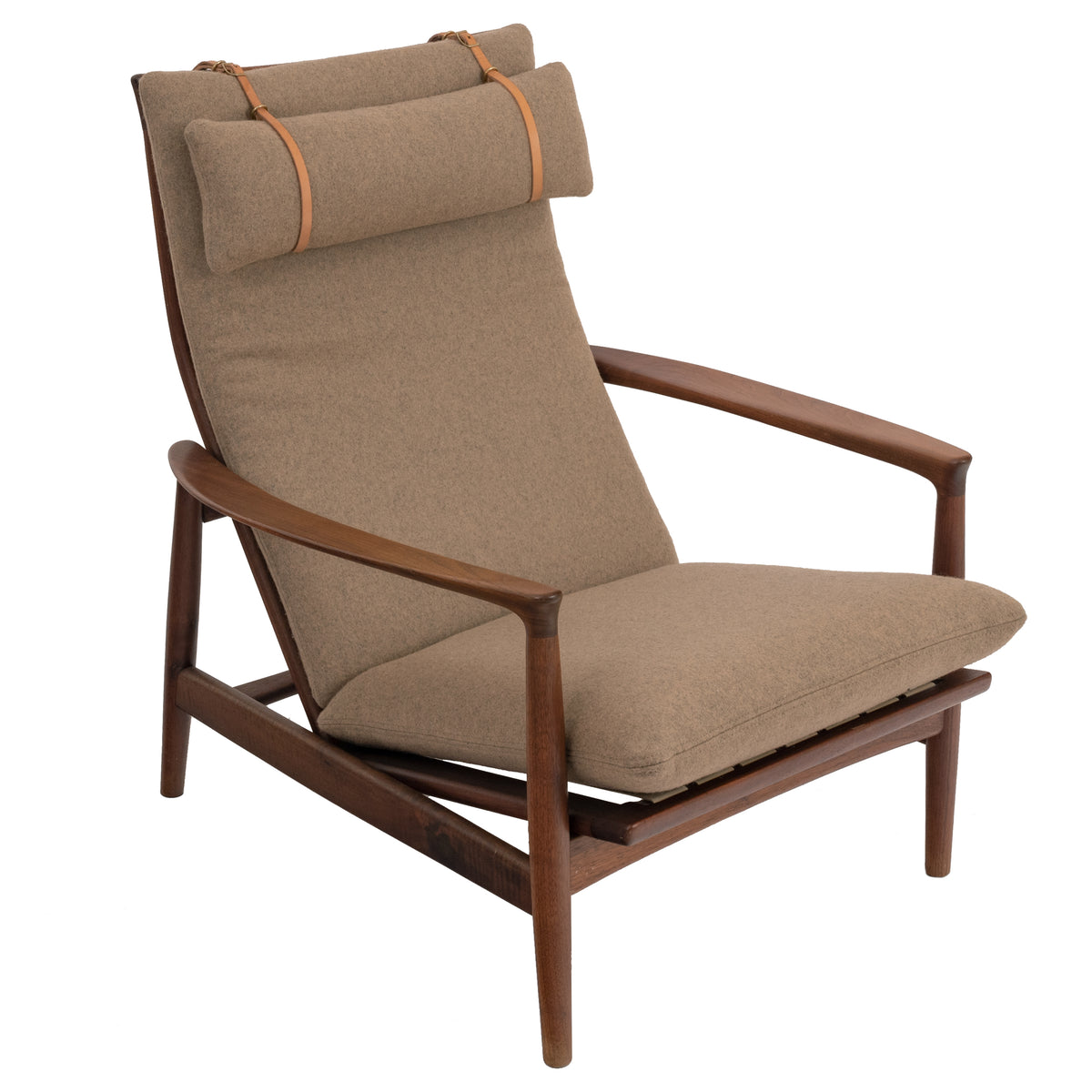 Danish Mid Century Modern Teak Easy Armchair Arne Vodder for France & Son, Circa 1960