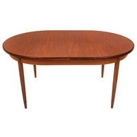 Mid Century Modern GPlan Fresco Extendable Butterfly Leaf Teak Dining Table 1966