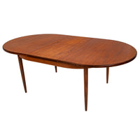 Mid Century Modern GPlan Fresco Extendable Butterfly Leaf Teak Dining Table 1966