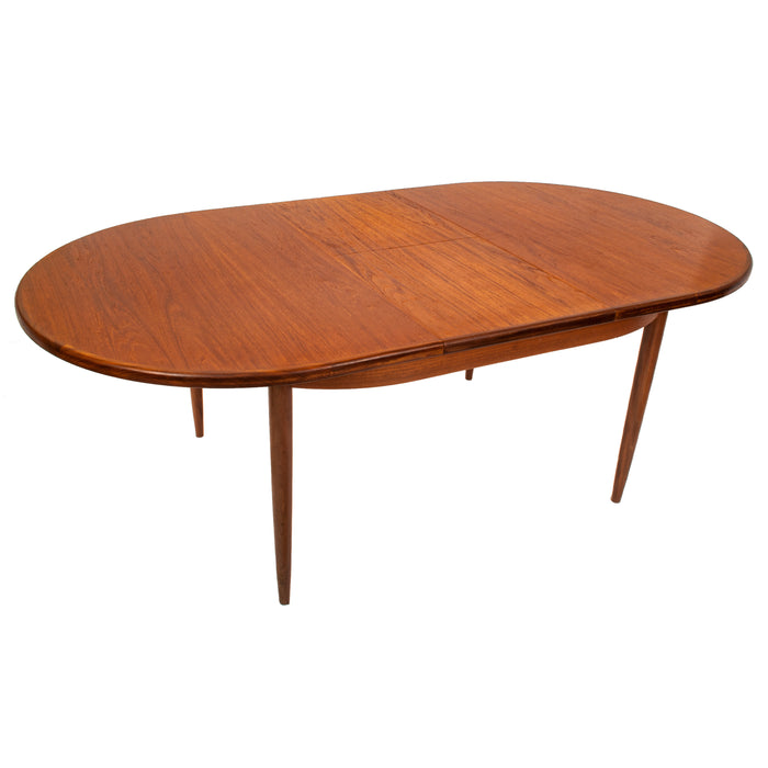 Mid Century Modern GPlan Fresco Extendable Butterfly Leaf Teak Dining Table 1966