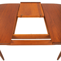 Mid Century Modern GPlan Fresco Extendable Butterfly Leaf Teak Dining Table 1966