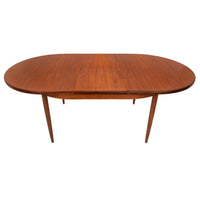 Mid Century Modern GPlan Fresco Extendable Butterfly Leaf Teak Dining Table 1966