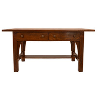 Antique American Arts Crafts Mission Oak Limberts Library writing Table Desk, Circa 1900