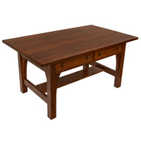 Antique American Arts Crafts Mission Oak Limberts Library writing Table Desk, Circa 1900