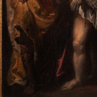 Old Master Flemish Oil on Canvas Baroque Painting Jesus Christ Ecce Homo, Circa 1630