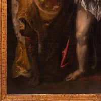 Old Master Flemish Oil on Canvas Baroque Painting Jesus Christ Ecce Homo, Circa 1630