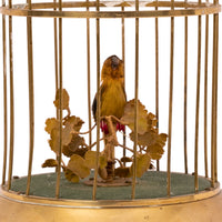 Antique German Singing Bird in a Cage Music Box Automaton Karl Griesbaum 1930