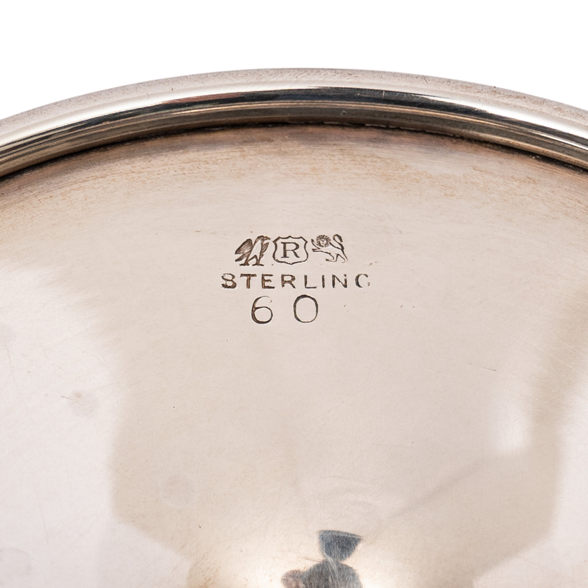 7 Antique American Sterling Silver Gilt Art Deco Sherbet Cocktail Wine Goblets, Circa 1928.