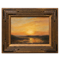 Albert Bierstadt San Francisco Sunset Impressionist Landscape oil Painting, Circa 1870s