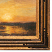 Albert Bierstadt San Francisco Sunset Impressionist Landscape oil Painting, Circa 1870s