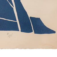 Mid Century Modern Serigraph in Colors Henri Matisse Blue Nude II Signed, 1952