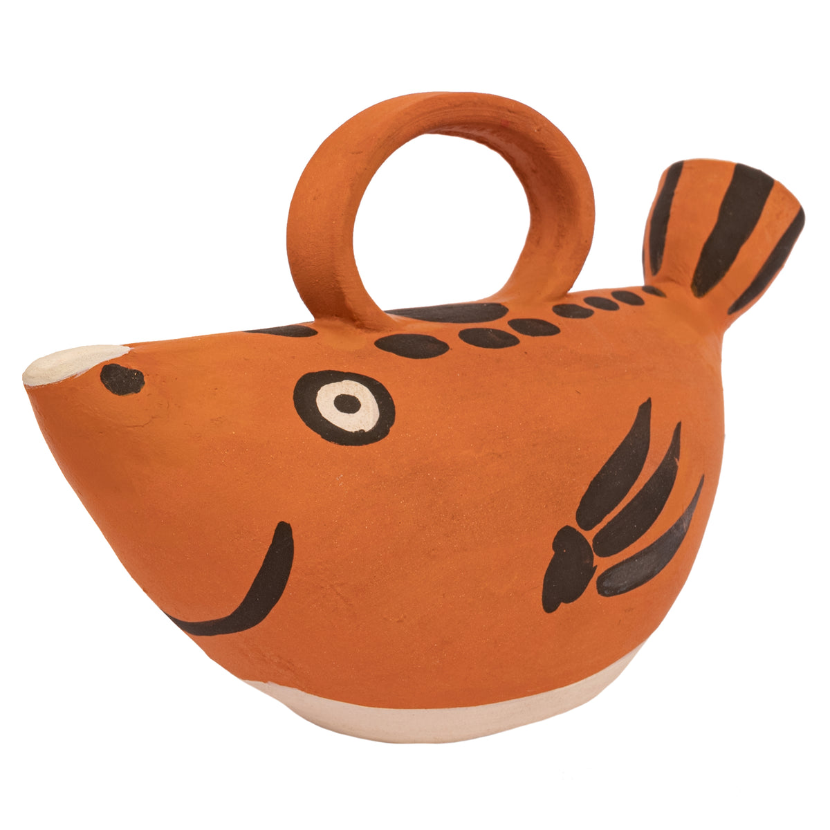 Pablo Picasso Terracotta Fish Pitcher Madoura Pottery Sujet Poisson France, 1952