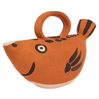 Pablo Picasso Terracotta Fish Pitcher Madoura Pottery Sujet Poisson France, 1952