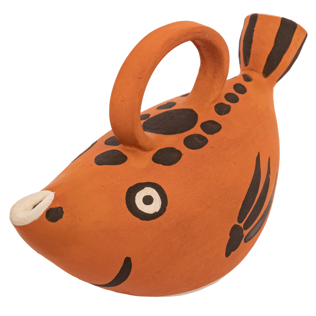 Pablo Picasso Terracotta Fish Pitcher Madoura Pottery Sujet Poisson France, 1952