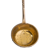 Antique Imperial Russian Sliver Gilt Cloisonné Enamel Tea Strainer Moscow, Circa 1908