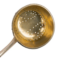Antique Imperial Russian Sliver Gilt Cloisonné Enamel Tea Strainer Moscow, Circa 1908