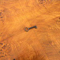 Antique Swedish Biedermeier Golden Birch Ebonized Chest of Drawers Dresser, Circa 1820