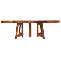 Antique American Mission Arts & Crafts Oak Limbert Table #1480 & Six Chairs, circa 1905