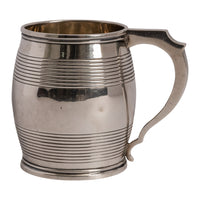 Antique English Georgian Sterling Silver William Bateman Christening Cup, 1825