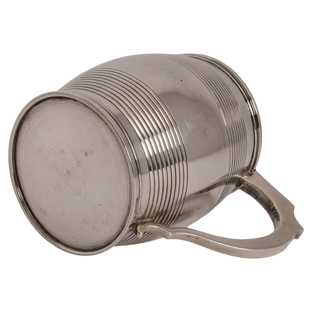 Antique English Georgian Sterling Silver William Bateman Christening Cup, 1825