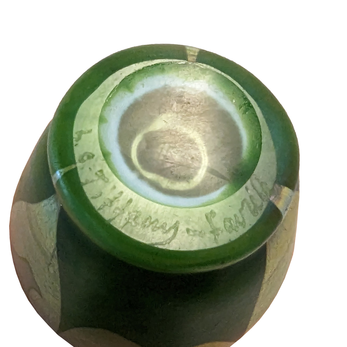 Antique L. C. Tiffany Favrile Miniature Double Gourd Iridescent Glass Vase, circa 1910