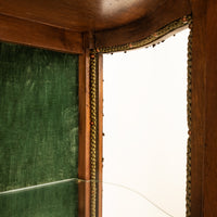 Fine Antique French Louis XV Kingwood Ormolu Bombe Shaped Marquetry Vitrine, Circa 1880
