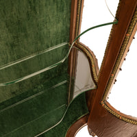 Fine Antique French Louis XV Kingwood Ormolu Bombe Shaped Marquetry Vitrine, Circa 1880