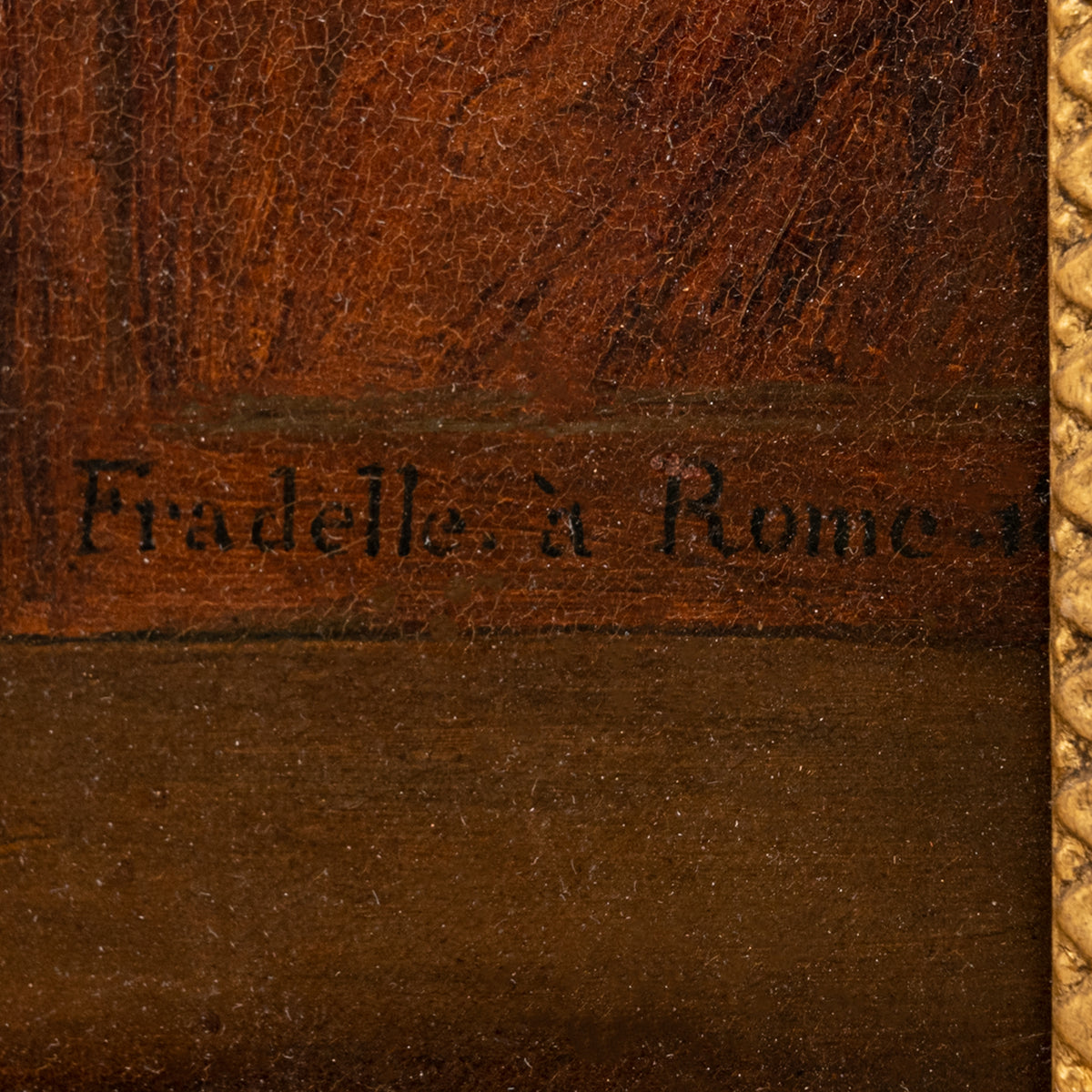 Henri Jean Baptiste Victoire Fradelle, Antique French Oil on Canvas Shakespearian Lovers Historical Interior Scene, Circa 1810
