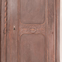 Antique 18th Century Swedish Gustavian Painted Pine Armoire Wardrobe Cabinet, Circa 1780
