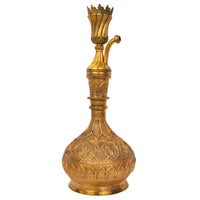 Antique 19th Century Ottoman Islamic Tombak Gilt Copper Nargile Hookah Turkey, Circa 1860