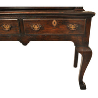 Antique Georgian George III Oak Welsh South Wales Dresser With Plate Rack, circa 1780