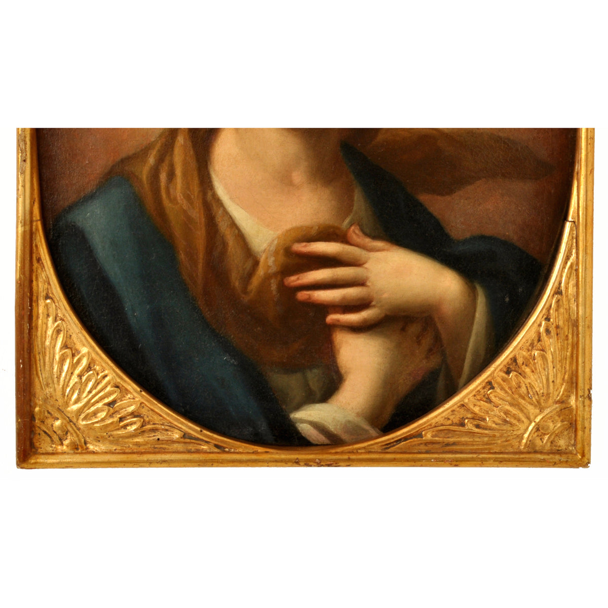 Antique Italian Old Master Baroque Oil on Canvas Painting Carlo Maratta, Circa 1700