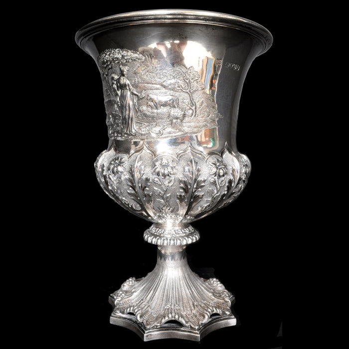 Fine & Rare Antique Sterling Silver William IV London Presentation Cup, 1831