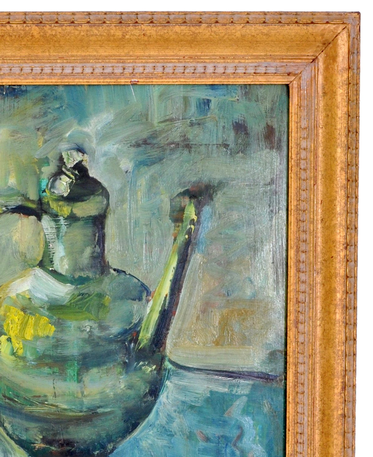 German Expressionist Still Life Oil Painting by Paul Kleinschmidt (1883-1949), 1946