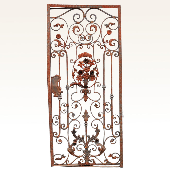 Antique Victorian Cast & Wrought Iron Gate
