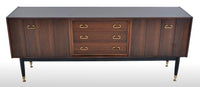 Mid-Century Modern Danish Style Walnut "Librenza" Credenza by G Plan, 1960s