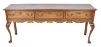 Antique Georgian Oak Dresser Base, circa 1800