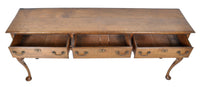 Antique Georgian Oak Dresser Base, circa 1800