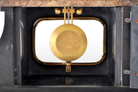 Antique 8-Day Marble & Slate Mantel Clock by Henri Marc of Paris, circa 1870