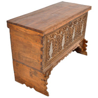 Antique Inlaid Mother of Pearl Syrian Marriage Dowry Chest / Coffer / Trunk, circa 1880