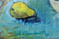 German Expressionist Still Life Oil Painting by Paul Kleinschmidt (1883-1949), 1946