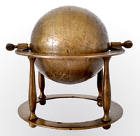 Antique 19th Century Islamic Persian Arabic Bronze Celestial Globe Astrolabe, circa 1850