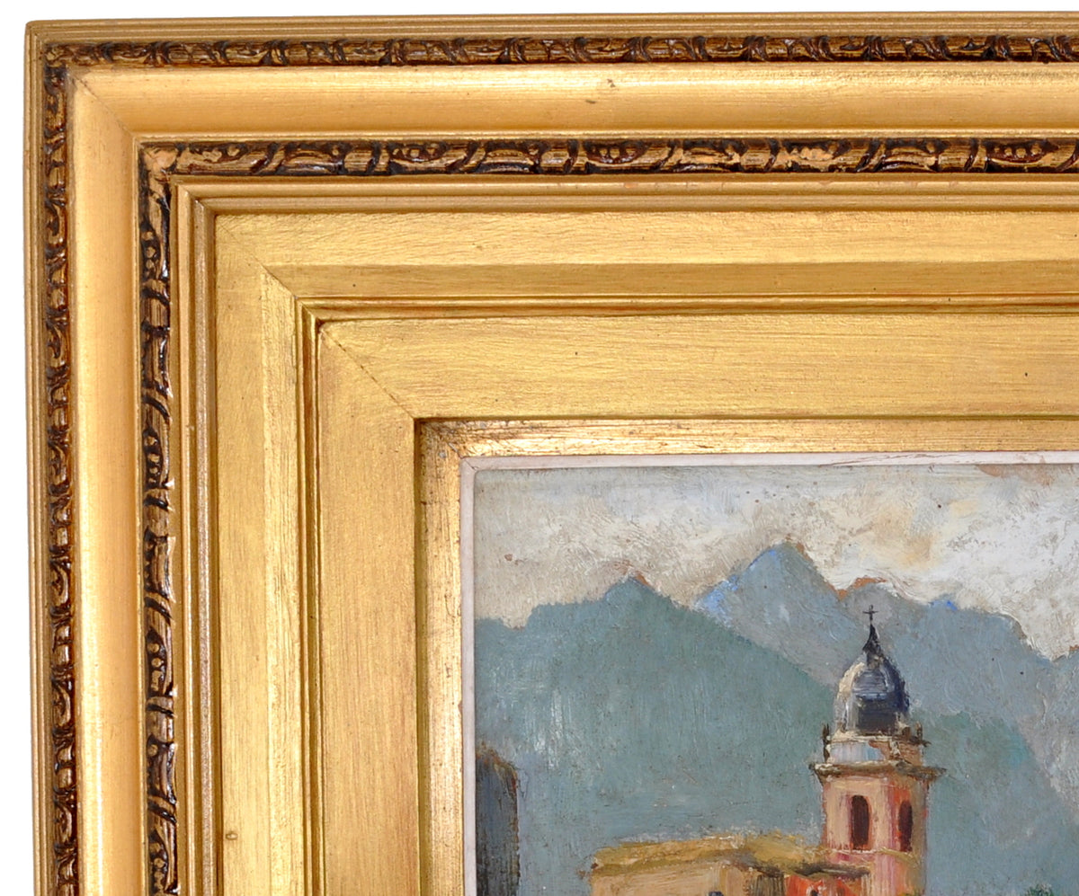 Oil on Panel by the Swiss Impressionist Carl August Liner (1871-1946), circa 1900