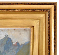 Oil on Panel by the Swiss Impressionist Carl August Liner (1871-1946), circa 1900
