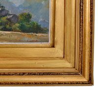 Oil on Panel by the Swiss Impressionist Carl August Liner (1871-1946), circa 1900