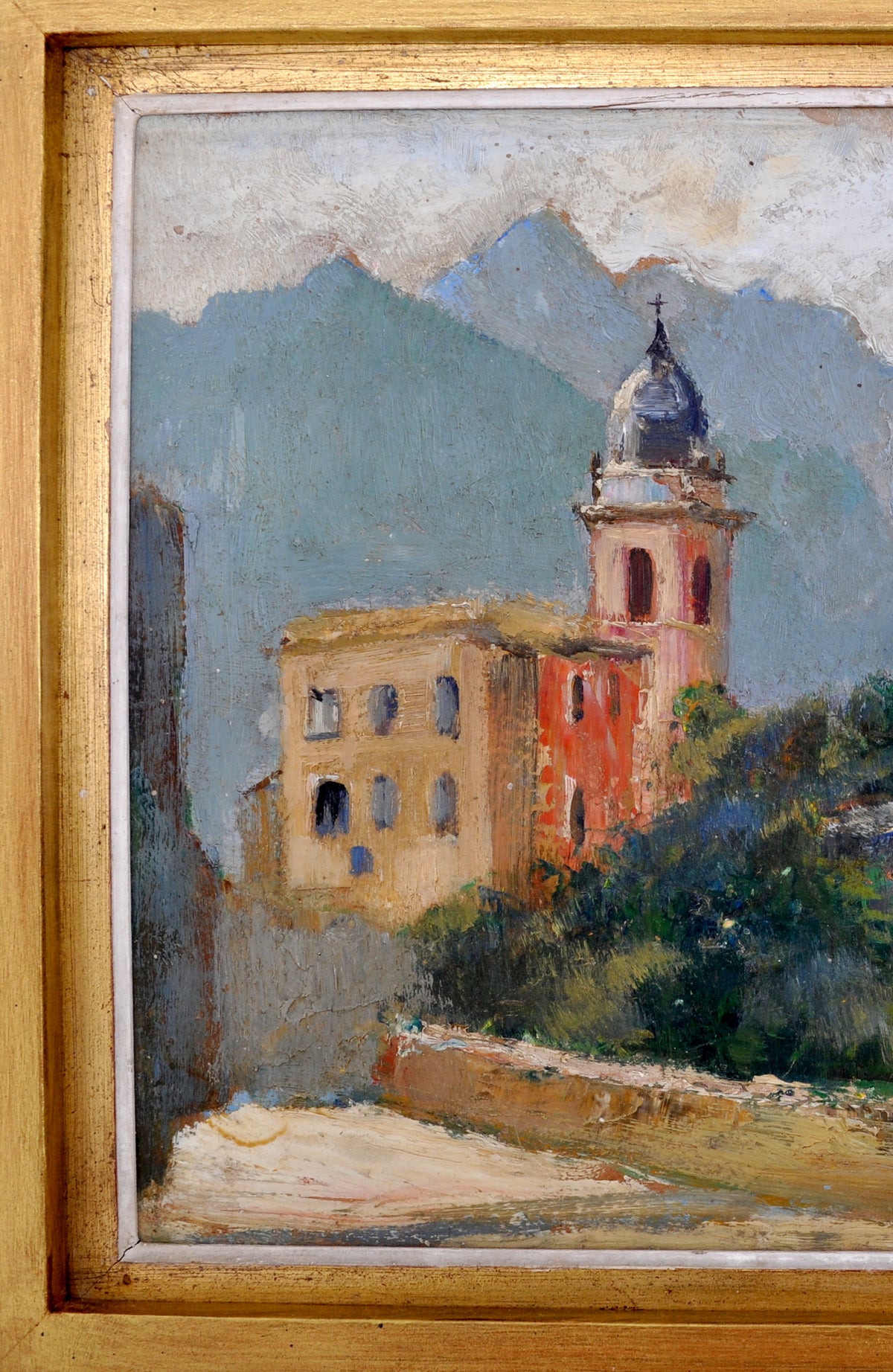Oil on Panel by the Swiss Impressionist Carl August Liner (1871-1946), circa 1900