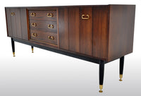 Mid-Century Modern Danish Style Walnut "Librenza" Credenza by G Plan, 1960s